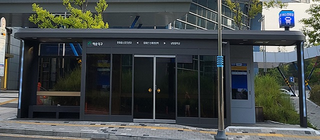 스마트 버스쉘터 전면근접